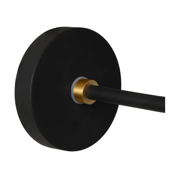 Lucide BEREND - Lámpara de pared Baño - 1xG9 - IP44 - Negro - detalle 1